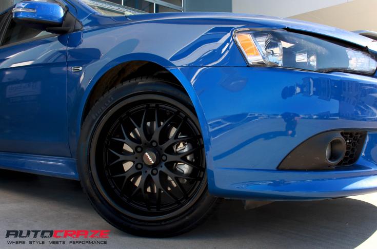 MITSUBISHI LANCER CHEETAH SPORTS BLACK SUEDE